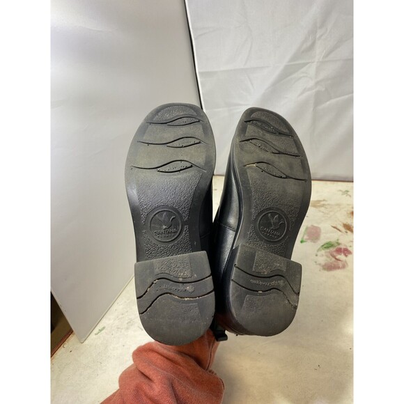 Santana Canada Black Leather Women's Slip-on Low Boots - 6M - Picture 5 of 13